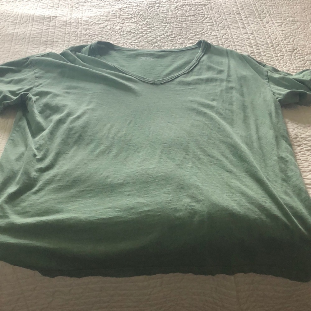 Aerie oversized & distressed tee